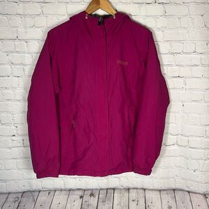 MARMOT Women's Precip Eco Jacket size L Large Magenta Style Z55180